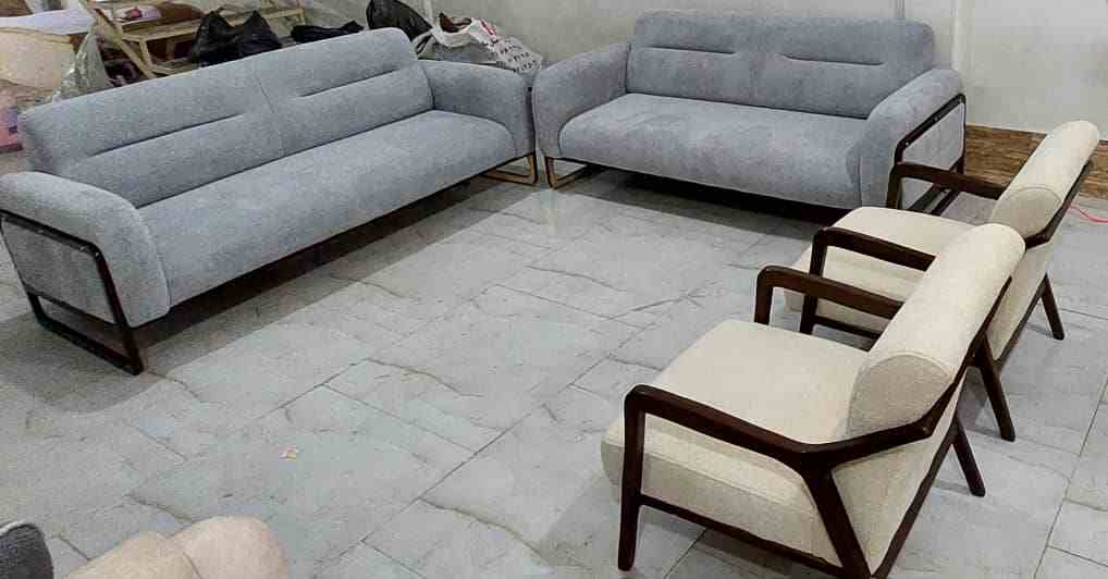 قیمت خرید مبل راحتی طوسی شیری با فروش عمده